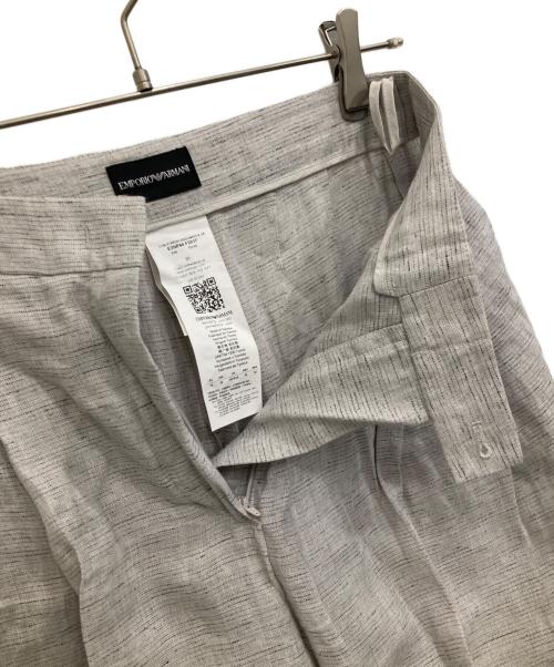 EMPORIO ARMANI（エンポリオ アルマーニ）EMPORIO ARMANI (エンポリオ アルマーニ) リネンパンツ グレー サイズ:38の古着・服飾アイテム