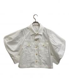 sacai（サカイ）の古着「COTTON POPLIN SHIRT」｜ホワイト
