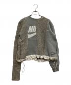 sacai×NIKEサカイ×ナイキ）の古着「SPLITCABLE TECH FLEECE SWEATSHIRT」｜グレー