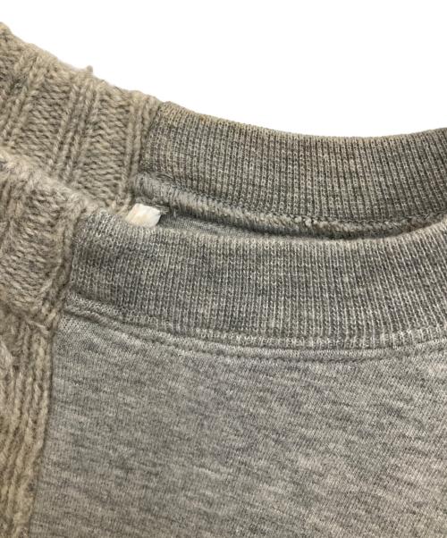 sacai（サカイ）sacai (サカイ) NIKE (ナイキ) SPLITCABLE TECH FLEECE SWEATSHIRT グレー サイズ:Sの古着・服飾アイテム