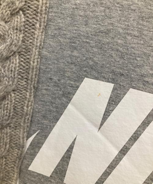 sacai（サカイ）sacai (サカイ) NIKE (ナイキ) SPLITCABLE TECH FLEECE SWEATSHIRT グレー サイズ:Sの古着・服飾アイテム