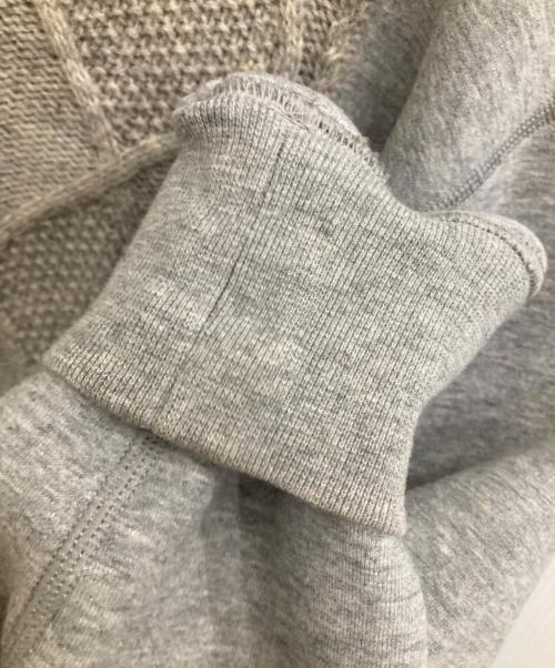 sacai（サカイ）sacai (サカイ) NIKE (ナイキ) SPLITCABLE TECH FLEECE SWEATSHIRT グレー サイズ:Sの古着・服飾アイテム