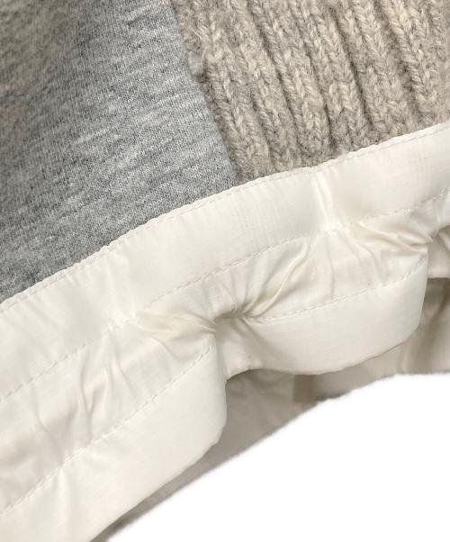 sacai（サカイ）sacai (サカイ) NIKE (ナイキ) SPLITCABLE TECH FLEECE SWEATSHIRT グレー サイズ:Sの古着・服飾アイテム