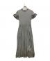 BORDERS AT BALCONY（ボーダーズアットバルコニー）の古着「RUFFLED MAXI DRESS」｜グレー