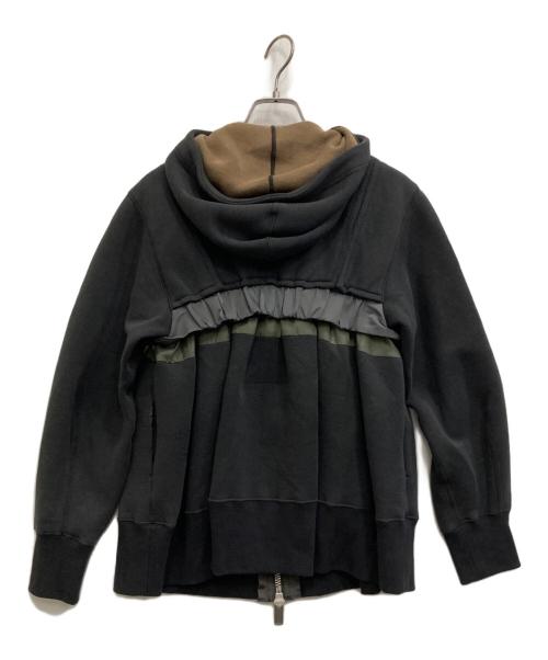 sacai（サカイ）sacai (サカイ) Sweat Zip Up Blouson グレー サイズ:1の古着・服飾アイテム
