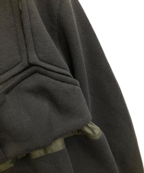 sacai（サカイ）sacai (サカイ) Sweat Zip Up Blouson グレー サイズ:1の古着・服飾アイテム
