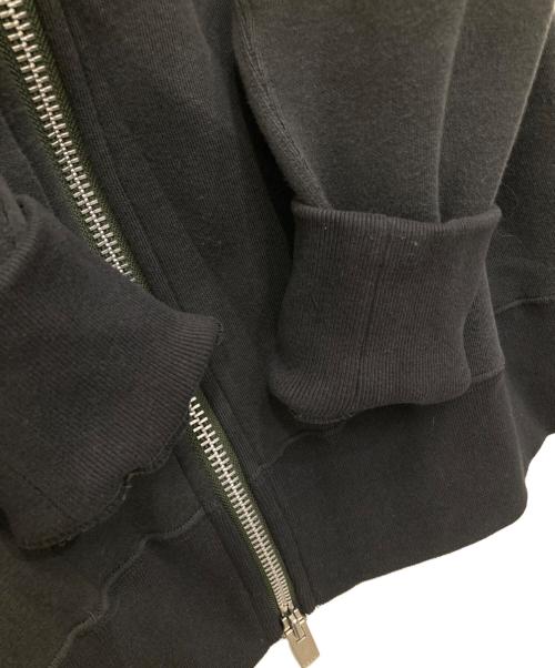 sacai（サカイ）sacai (サカイ) Sweat Zip Up Blouson グレー サイズ:1の古着・服飾アイテム