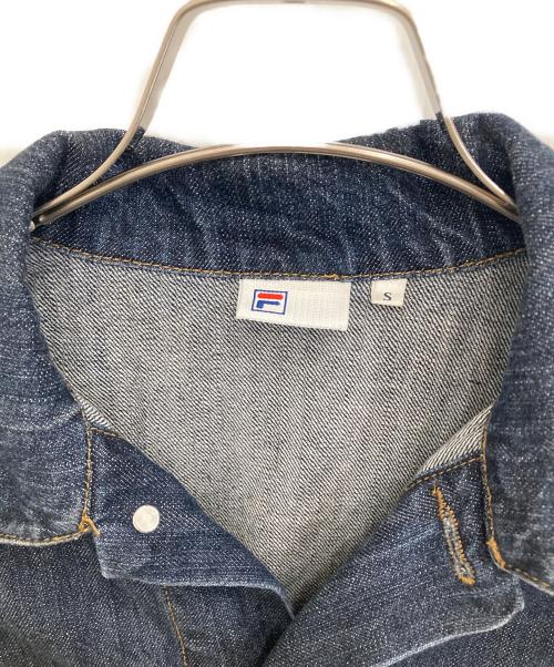FILA（フィラ）FILA (フィラ) ボア切替デニムジャケット インディゴ サイズ:Ｓの古着・服飾アイテム