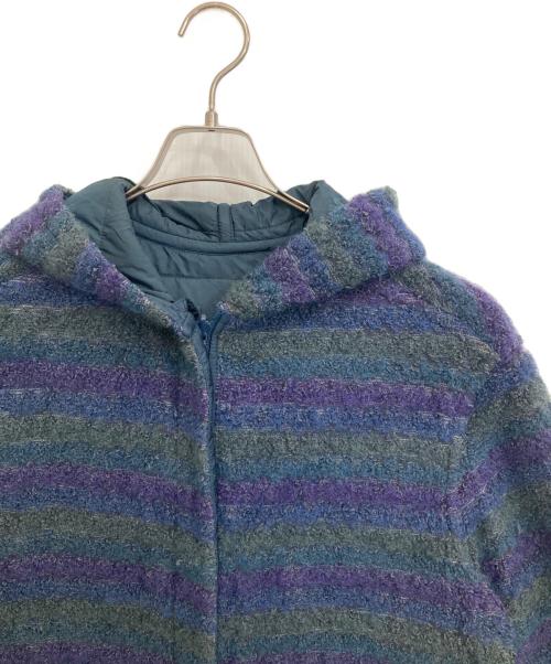 missoni（ミッソーニ）missoni (ミッソーニ) フード付きボアコート ネイビー サイズ:44の古着・服飾アイテム