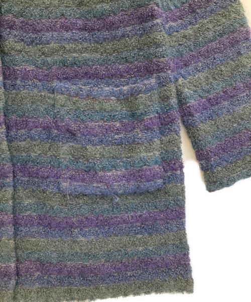 missoni（ミッソーニ）missoni (ミッソーニ) フード付きボアコート ネイビー サイズ:44の古着・服飾アイテム