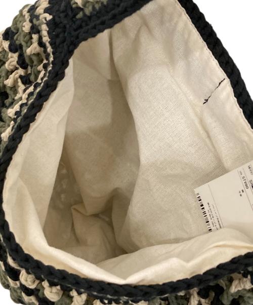 MARNI（マルニ）MARNI (マルニ) クロシェット ショルダーバッグ ブラック×グリーンの古着・服飾アイテム