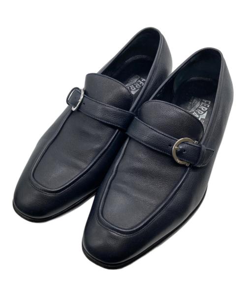 Salvatore Ferragamo（サルヴァトーレ フェラガモ）Salvatore Ferragamo (サルヴァトーレ フェラガモ) ドレスシューズ ブラック サイズ:SIZE 7 1/2の古着・服飾アイテム