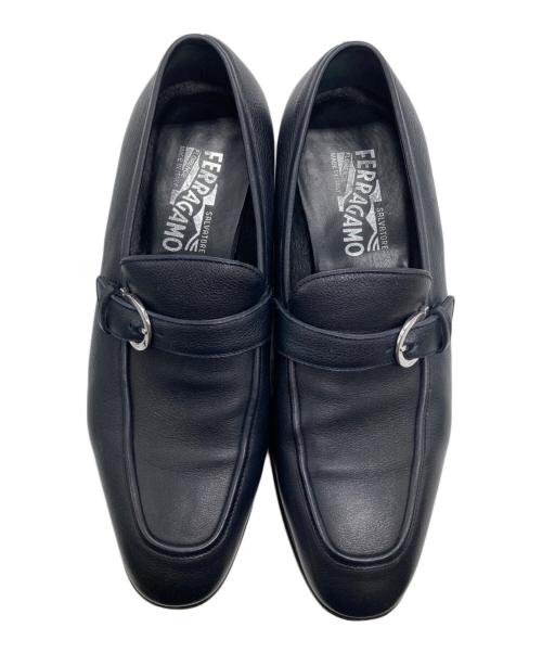 Salvatore Ferragamo（サルヴァトーレ フェラガモ）Salvatore Ferragamo (サルヴァトーレ フェラガモ) ドレスシューズ ブラック サイズ:SIZE 7 1/2の古着・服飾アイテム