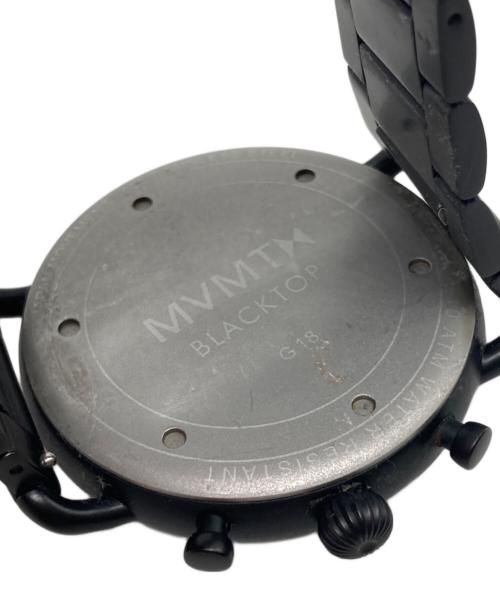MVMT（エムブイエムティー）MVMT (エムブイエムティー) ブラックトップクロノグラフウォッチ ブラックの古着・服飾アイテム