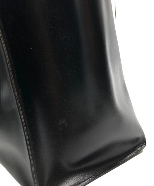 FURLA（フルラ）FURLA (フルラ) レザーハンドバッグ ブラックの古着・服飾アイテム