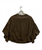 COGTHEBIGSMOKEコグザビッグスモーク）の古着「LAURA GATHERED SLV TOP」｜ブラウン