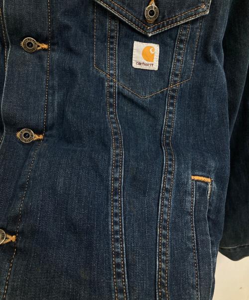 CarHartt（カーハート）CarHartt (カーハート) 裏ボアデニムジャケット インディゴ サイズ:２XLの古着・服飾アイテム