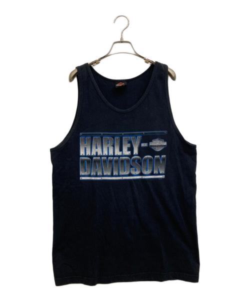 HARLEY-DAVIDSON（ハーレーダビッドソン）HARLEY-DAVIDSON (ハーレーダビッドソン) タンクトップ ブラック サイズ:Ｌの古着・服飾アイテム
