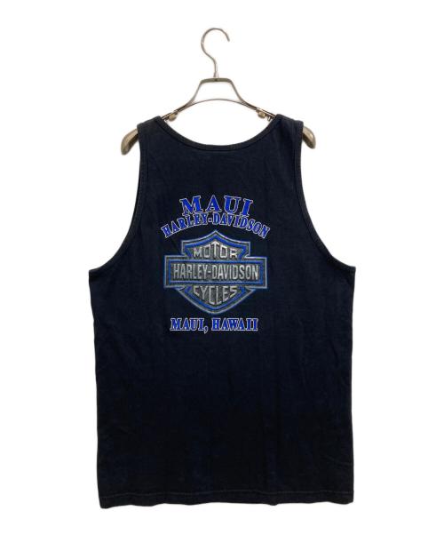 HARLEY-DAVIDSON（ハーレーダビッドソン）HARLEY-DAVIDSON (ハーレーダビッドソン) タンクトップ ブラック サイズ:Ｌの古着・服飾アイテム