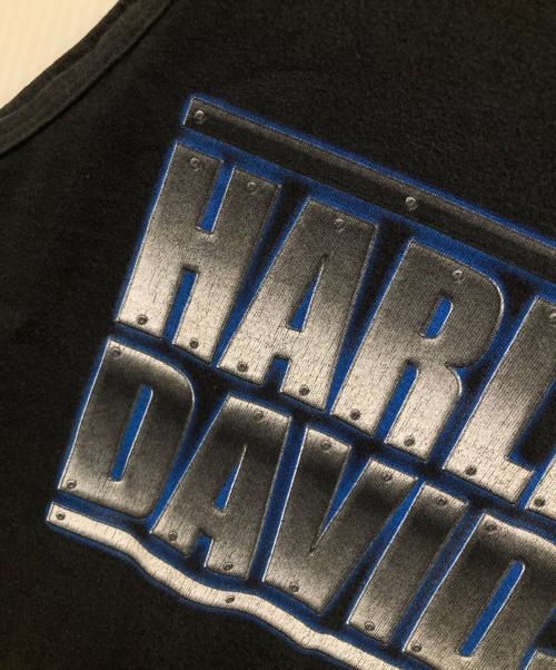 HARLEY-DAVIDSON（ハーレーダビッドソン）HARLEY-DAVIDSON (ハーレーダビッドソン) タンクトップ ブラック サイズ:Ｌの古着・服飾アイテム