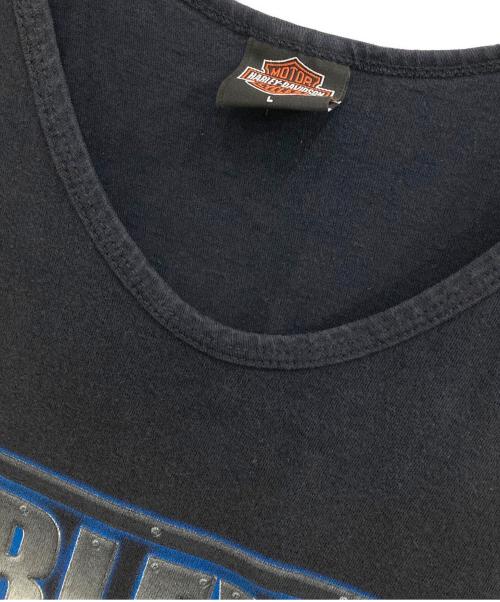HARLEY-DAVIDSON（ハーレーダビッドソン）HARLEY-DAVIDSON (ハーレーダビッドソン) タンクトップ ブラック サイズ:Ｌの古着・服飾アイテム