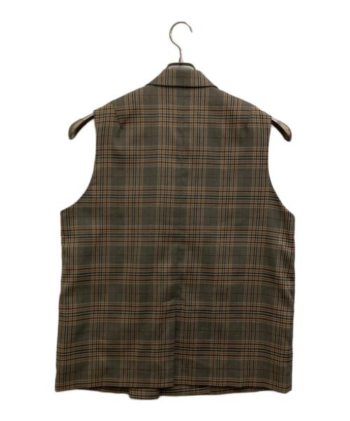 Ameri（アメリ）AMERI (アメリ) チェックジレ グレー サイズ:FREEの古着・服飾アイテム
