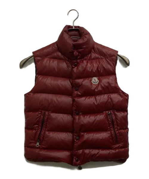 MONCLER（モンクレール）MONCLER (モンクレール) ダウンベスト レッドの古着・服飾アイテム