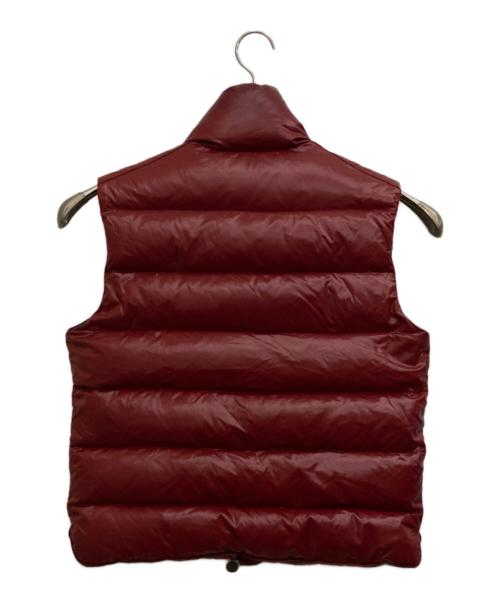 MONCLER（モンクレール）MONCLER (モンクレール) ダウンベスト レッドの古着・服飾アイテム