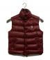 MONCLER（モンクレール）の古着「ダウンベスト」｜レッド
