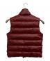 MONCLER (モンクレール) ダウンベスト レッド：30000円