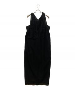 中古・古着通販】oblada (オブラダ) シャーリングワンピース ブラック