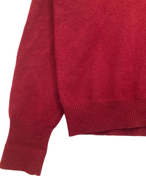 POLO RALPH LAUREN（ポロ・ラルフローレン）POLO RALPH LAUREN (ポロ・ラルフローレン) ウールニットポロシャツ レッド サイズ:Mの古着・服飾アイテム