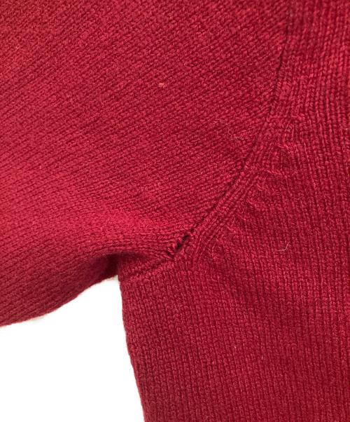 POLO RALPH LAUREN（ポロ・ラルフローレン）POLO RALPH LAUREN (ポロ・ラルフローレン) ウールニットポロシャツ レッド サイズ:Mの古着・服飾アイテム