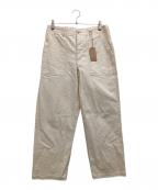 orSlowオアスロウ）の古着「SUMMER FATIGUE PANTS」｜アイボリー