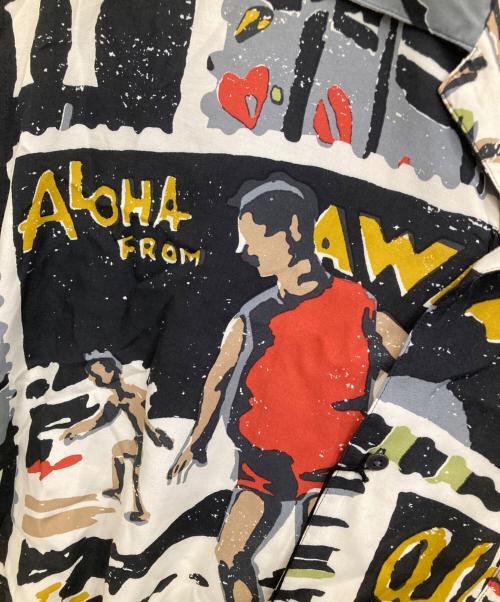 Porter Classic（ポータークラシック）Porter Classic (ポータークラシック) HAWAIIAN OUTDOOR ALOHA SHIRT ブラック サイズ:Ｌの古着・服飾アイテム