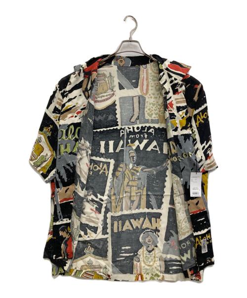 Porter Classic（ポータークラシック）Porter Classic (ポータークラシック) HAWAIIAN OUTDOOR ALOHA SHIRT ブラック サイズ:Ｌの古着・服飾アイテム
