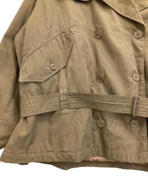 Engineered Garments（エンジニアド ガーメンツ）Engineered Garments (エンジニアド ガーメンツ) Short Trench Jacket - Nyco Twill ブラウン サイズ:Mの古着・服飾アイテム