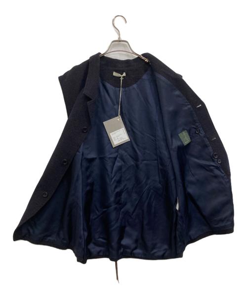 Gorsch（ゴーシュ）Gorsch (ゴーシュ) WOOLRAYON VELVETYARN WAISTCOAT ネイビー サイズ:SIZE 50の古着・服飾アイテム