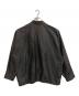 O project (オープロジェクト) DORO DYED SILK BALLOON SHIRT ブラウン サイズ:M 未使用品：19000円