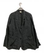 fig LONDONフィグロンドン）の古着「LINEN TWEED jacket」｜グレー