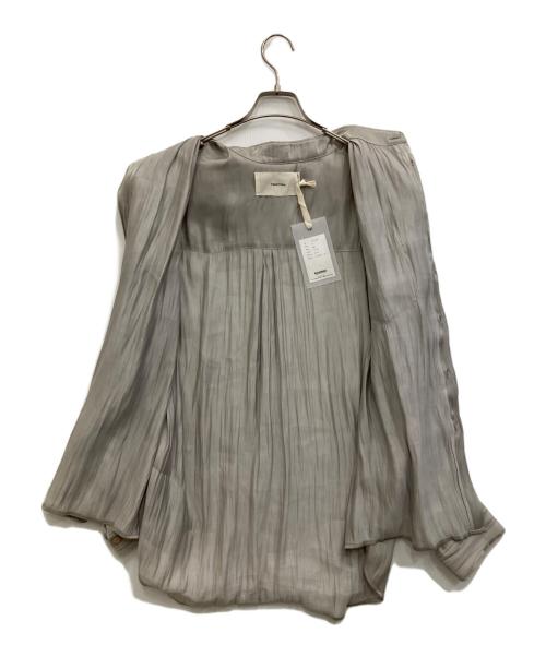 TODAYFUL（トゥデイフル）TODAYFUL (トゥデイフル) Crepesatin Over Shirts グリーン サイズ:F 未使用品の古着・服飾アイテム