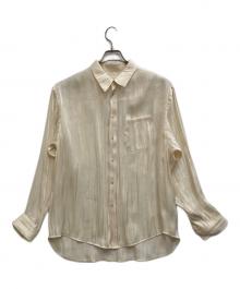 TODAYFUL（トゥデイフル）の古着「Crepesatin Over Shirts」｜アイボリー