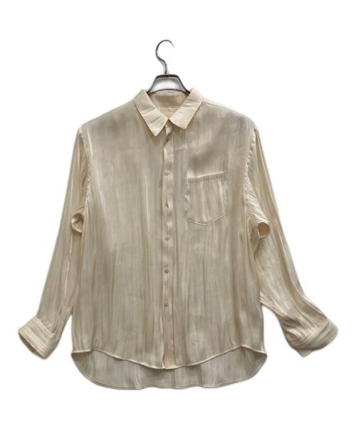 TODAYFUL（トゥデイフル）TODAYFUL (トゥデイフル) Crepesatin Over Shirts アイボリー サイズ:F 未使用品の古着・服飾アイテム