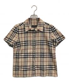 BURBERRY LONDON（バーバリーロンドン）の古着「ノバチェックシャツ」｜ブラウン