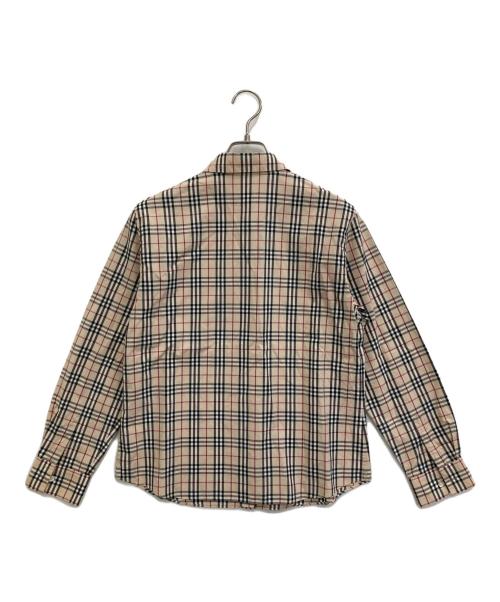 BURBERRY LONDON（バーバリーロンドン）BURBERRY LONDON (バーバリーロンドン) 長袖ノバチェックシャツ ブラウン サイズ:42の古着・服飾アイテム
