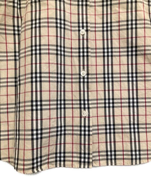 BURBERRY LONDON（バーバリーロンドン）BURBERRY LONDON (バーバリーロンドン) 長袖ノバチェックシャツ ブラウン サイズ:42の古着・服飾アイテム