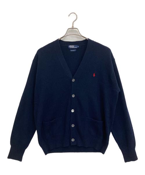 POLO RALPH LAUREN（ポロ・ラルフローレン）POLO RALPH LAUREN (ポロ・ラルフローレン) ニットカーディガン ネイビー サイズ:Ｌの古着・服飾アイテム