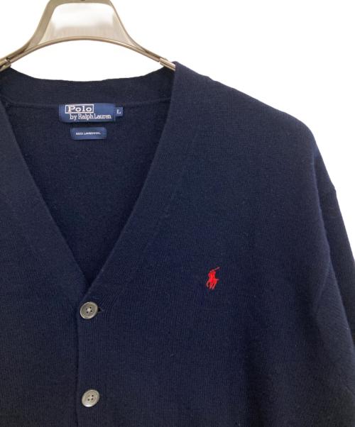 POLO RALPH LAUREN（ポロ・ラルフローレン）POLO RALPH LAUREN (ポロ・ラルフローレン) ニットカーディガン ネイビー サイズ:Ｌの古着・服飾アイテム