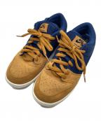 NIKEナイキ）の古着「DUNK LOW PRO PREMIUM DESERT OCHRE/MIDNIGHT NAVY」｜ブラウン