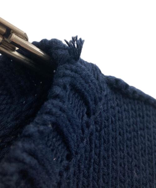 HER LIP TO（ハーリップトゥ）Her lip to (ハーリップトゥ) Share The Love Knit Top ネイビー サイズ:FREEの古着・服飾アイテム